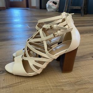 White Strappy Heel
